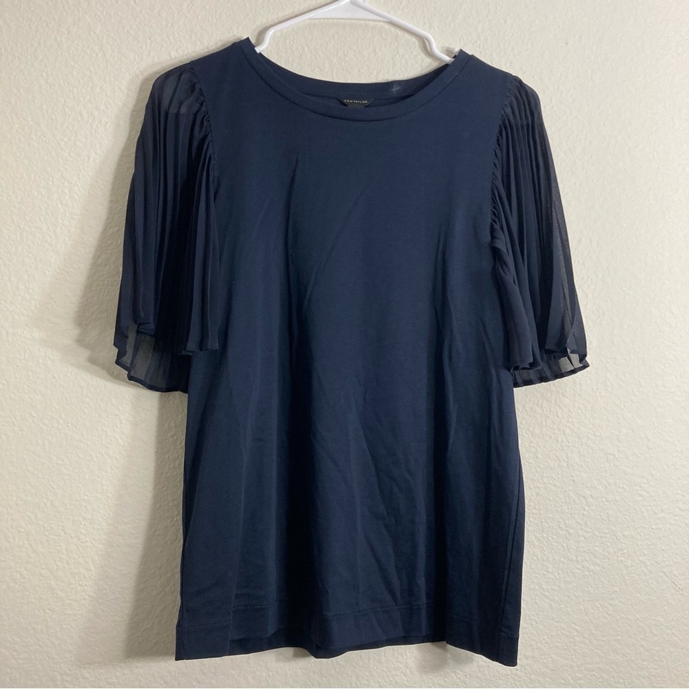 Ann Taylor Blouse - XS - Navy Blue